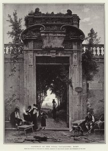 Inngangsporten til Villa Cavallieri, Roma